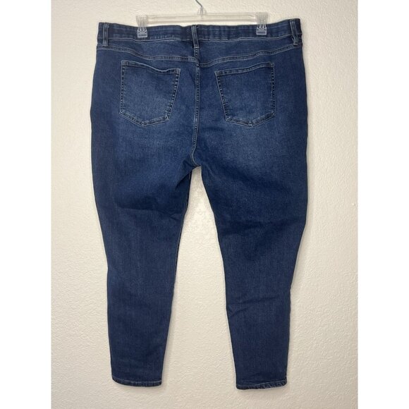 AVA & VIV Mid-rise Skinny Jeans Plus Sz 24 Medium Wash - Picture 8 of 8